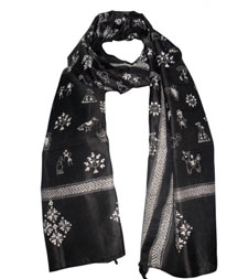 Kantha Embroidered Stoles Manufacturer in Delhi, India